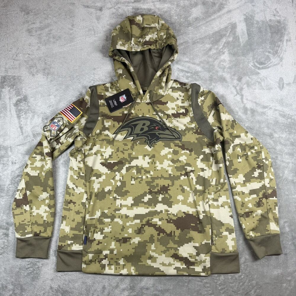 Nike - Baltimore Ravens Solute to Service Camo Hoodie